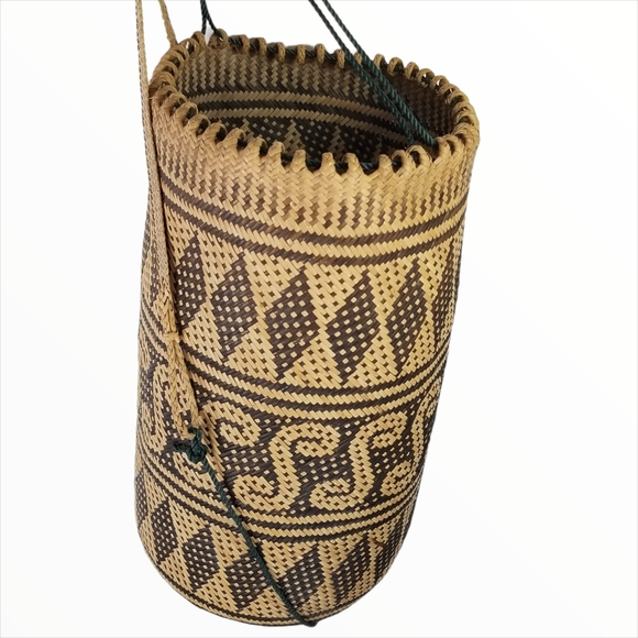 Boho Straw Woven Backpack Wicker Bag Bali - Picture 4 of 7
